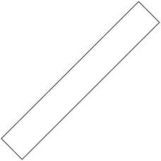 Full Width Mudflap - 2370mm Long - Plain White